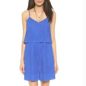Madewell Eyelet Blue Dress